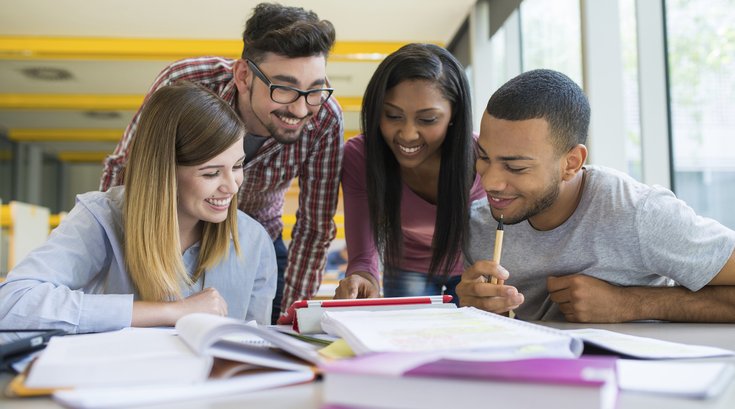 Students Studying