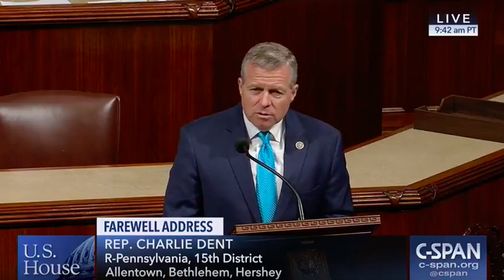 Charlie Dent: Too many Republicans 'expect blind, unquestioning obediance' to Trump