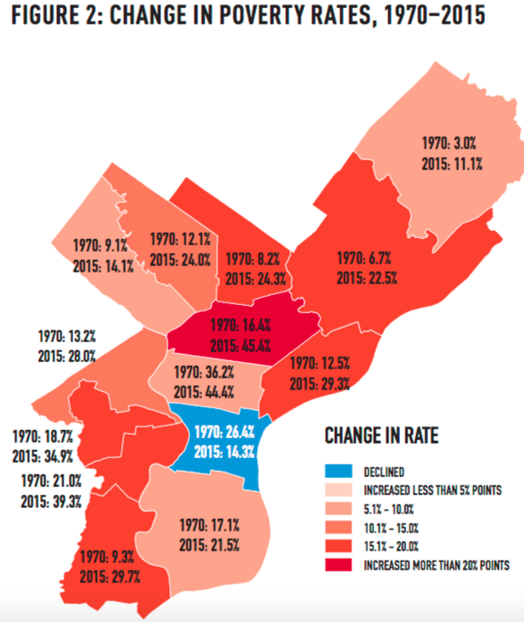 Demographic Map Of Philadelphia Map Shows History, Geography Of Philadelphia's Deepening Poverty |  Phillyvoice