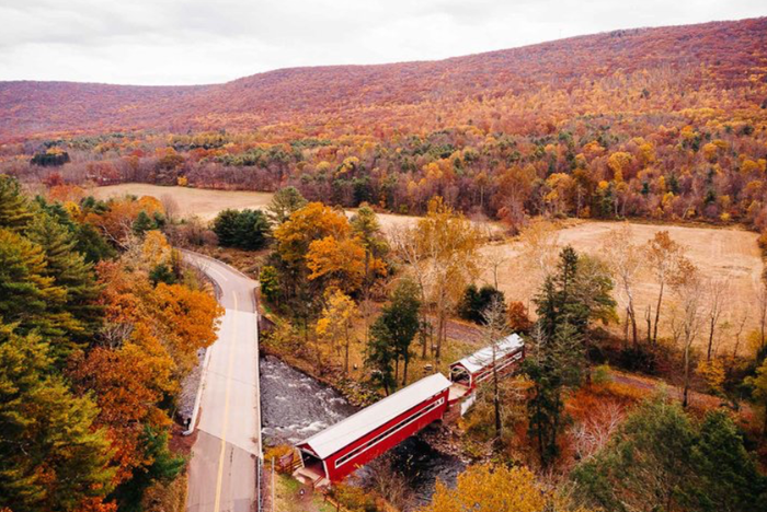 Limited - Columbia Montour - East & West Paden Twin Bridges.