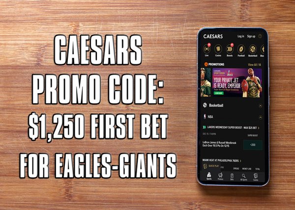 Caesars Sportsbook Promo Code: $1250 First Bet for Super Bowl Odds Boosts