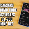 Caesars Sportsbook promo code for Raiders-Chiefs activates $1,250 MNF bet