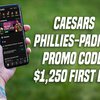 Caesars promo code: Phillies-Padres NLCS $1,250 first bet