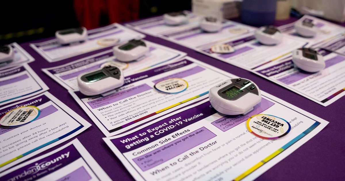 Inside Camden County's MEGA Vaccination Clinic - Vimarsana News
