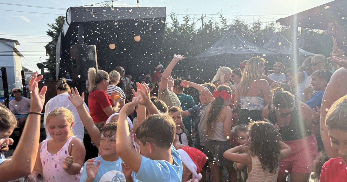 Celebrate Christmas in July with Santa, snow bubbles and live music in Wildwood Celebrate Christmas in July with Santa, snow bubbles and live music in Wildwood