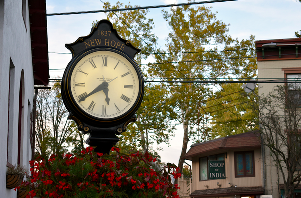 A clock in New Hope
