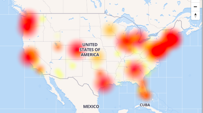 Comcast Outage Map 2020