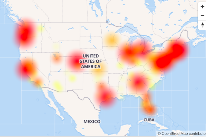 Comcast Outage Map 2020