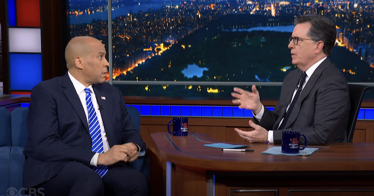 Cory Booker discusses his 25-hour Senate speech on 'Late Night Show With Stephen  Colbert' | PhillyVoice