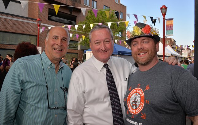 Councilman Mark Squila, Mayoral Candidate Jim Kenney and Kory Aversa