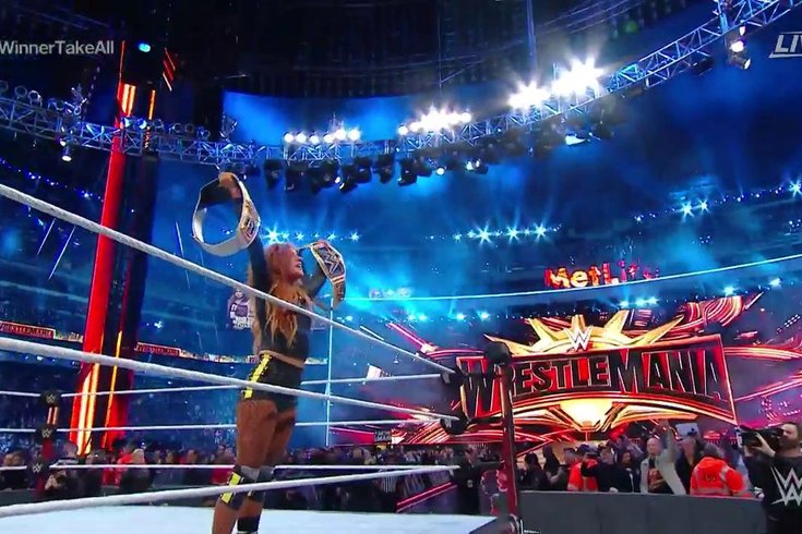 Becky Lynch Wins Both Women's Championships in the Main Event of