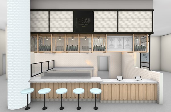 DK Sushi rendering