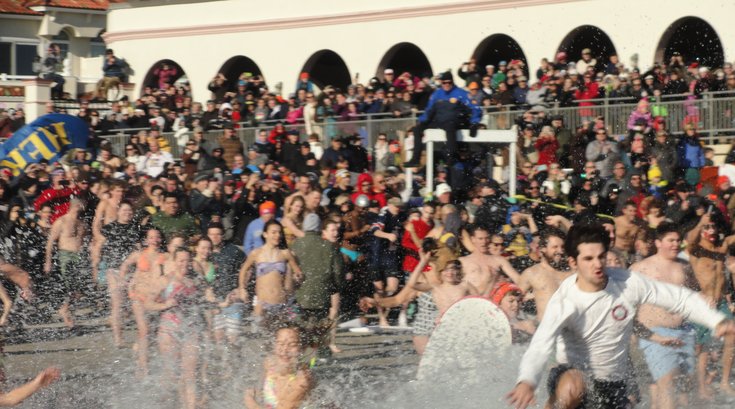 First Plunge in Ocean City