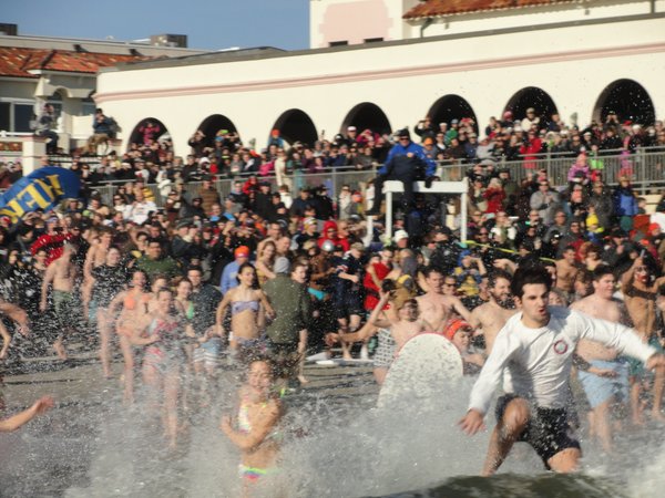 First Plunge in Ocean City