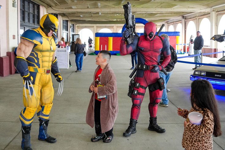 Wolverine + Deadpool with child
