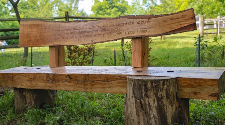 Bartram's Garden Harvey memorial garden