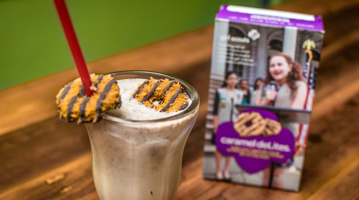 Girl Scout milkshakes
