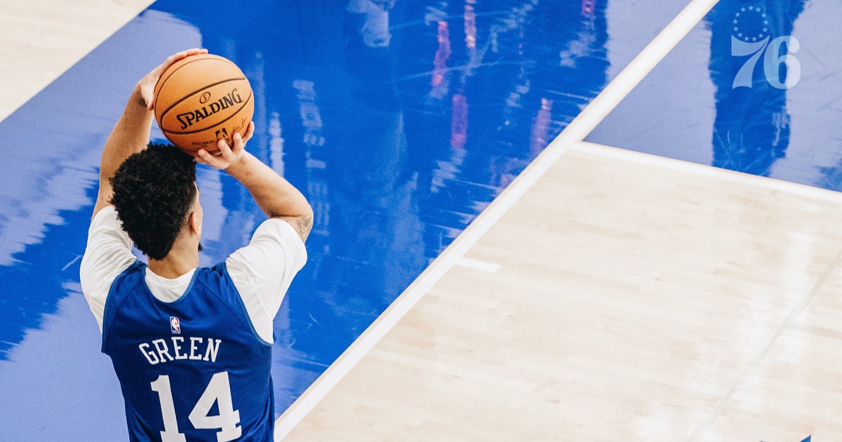 Practice Notes New Sixers Player Danny Green Ready To Lead On And Off The Floor Phillyvoice