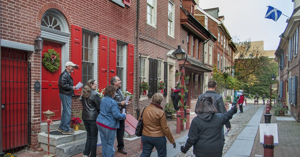 One of the 32 historic homes on Elfreth's Alley just went on the market