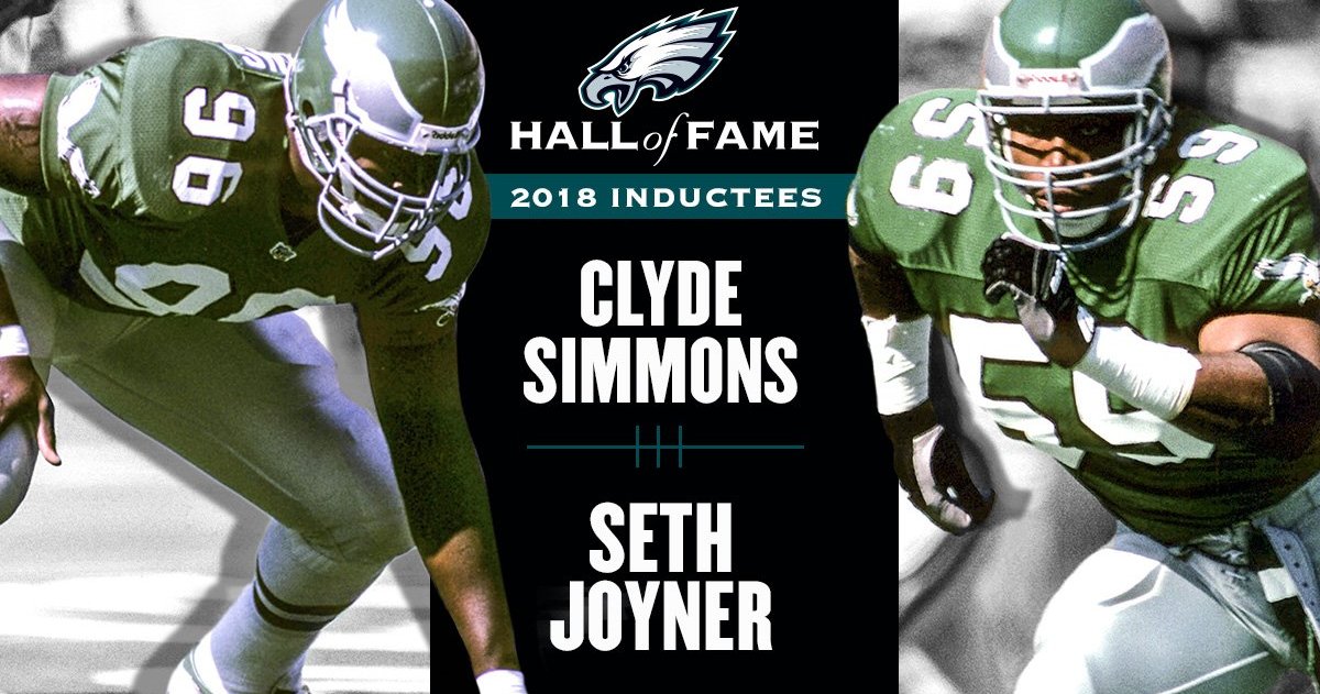 Seth Joyner, Clyde Simmons to be inducted into Eagles Hall of Fame