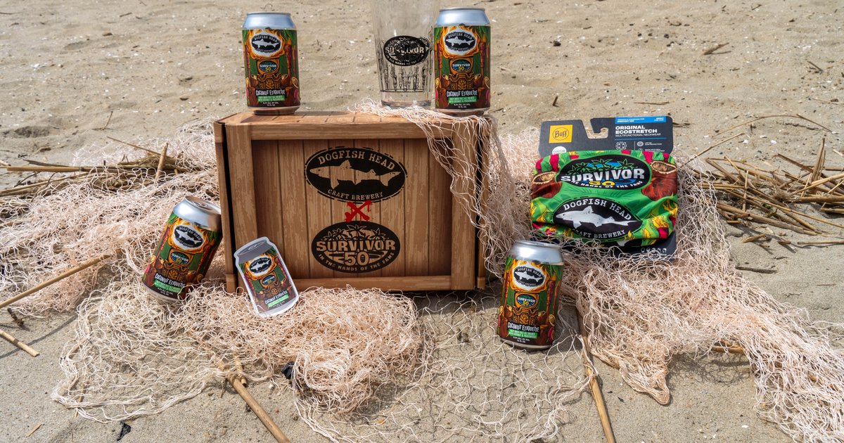Dogfish Head releases hazy IPA inspired by 50th season of 'Survivor'