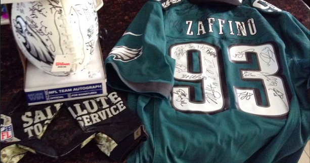 Autographed & Game-Used 2023 Eagles Jersey & Game-Used Pants