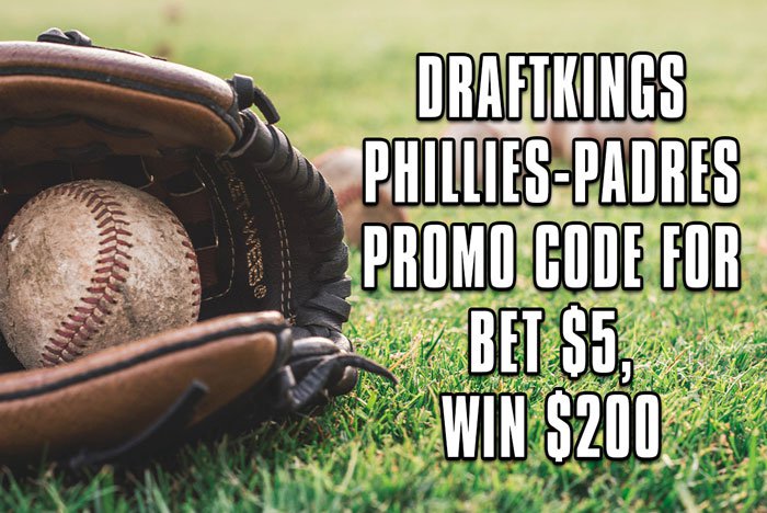 DraftKings promo code for Phillies-Padres NLCS scores bet $5, win $200