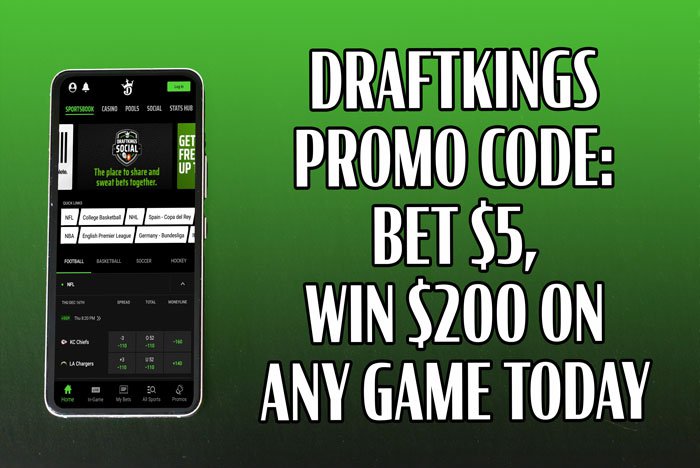 DraftKings Promo Code: Bet $5, Win $200 for CFB, MLB Saturday