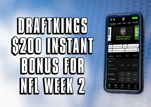 DraftKings promo code enters weekend with $200 instant bonus for NFL Week 2