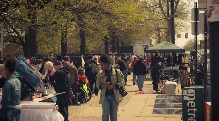 Broad Street flea market