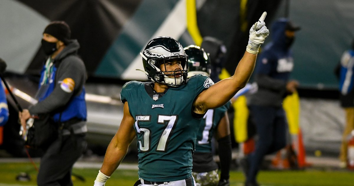 TJ Edwards honored by NFL for his Punt Block in Eagles win