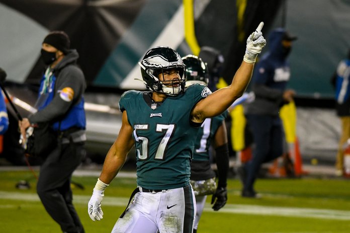 Eagles sign LB T.J. Edwards to a one-year contract extension