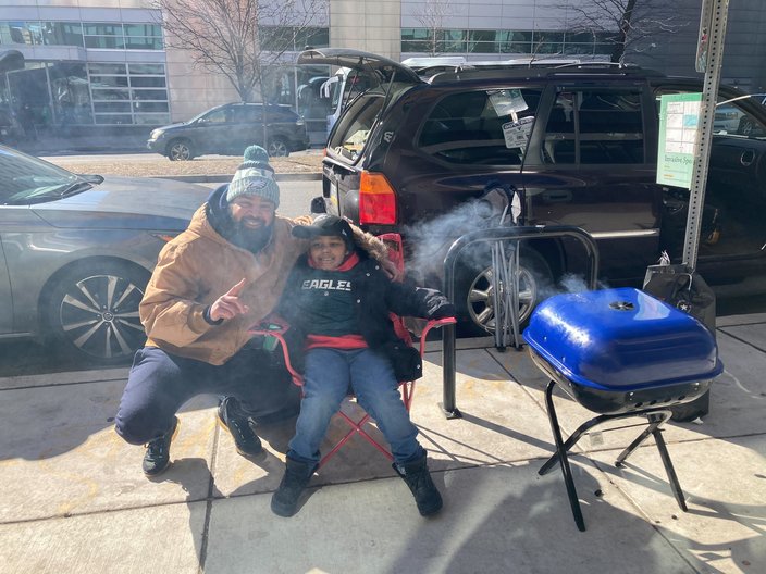 eagles parade grilling