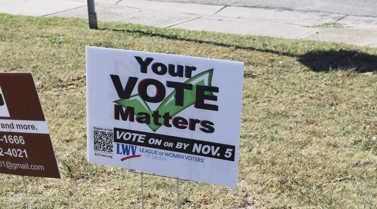 Election yard sign recycling