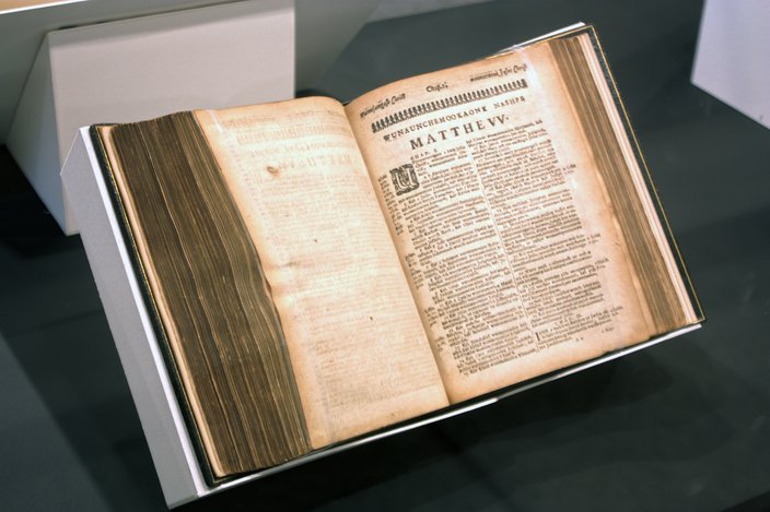 Penn Museum Eliot Bible