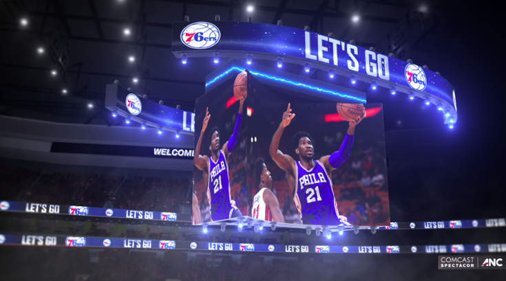 Wells Embiid scoreboard