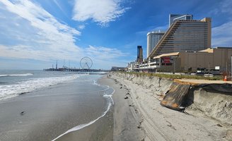 Erosion New Jersey nor'easter