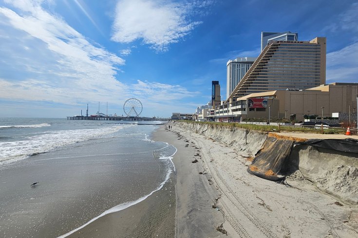Erosion New Jersey nor'easter