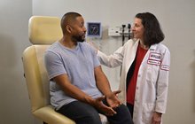 Limited - Fox Chase Cancer Center - Dorctor speaking with patient