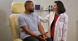 Limited - Fox Chase Cancer Center - Dorctor speaking with patient
