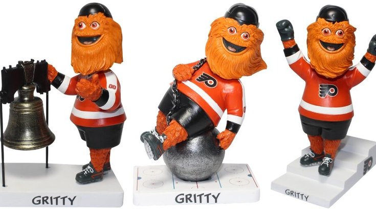 3 Gritty bobbleheads make their debut