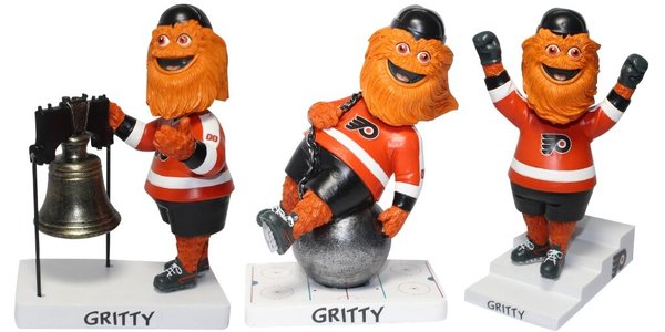 3 Gritty bobbleheads make their debut