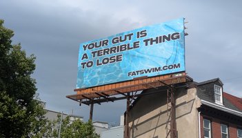 Fat Swim billboard