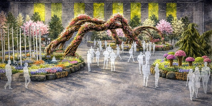 Flower Show Entrance Garden 2026