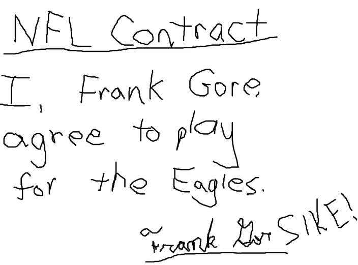 Frank Gore contract