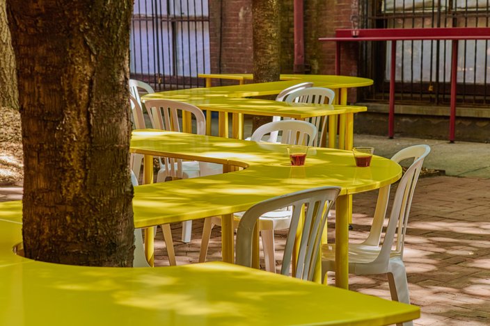 Frankie's Summer Club tables
