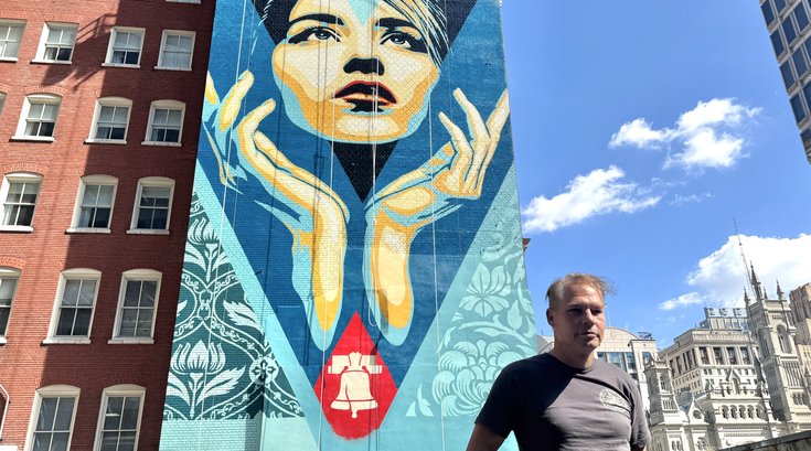 unveil justice mural