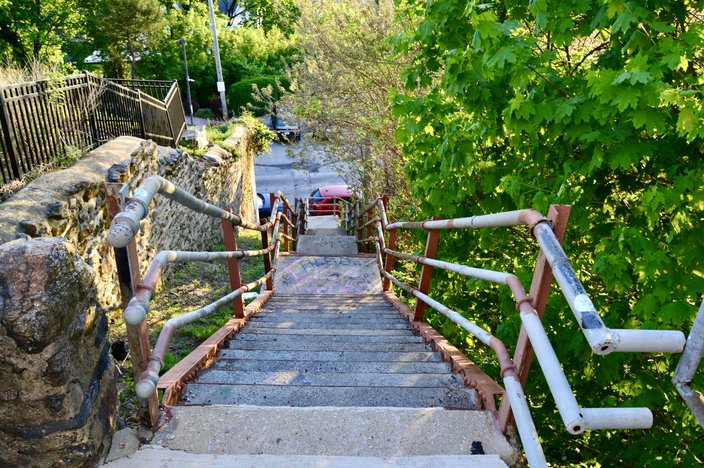 Manayunk Grape St steps