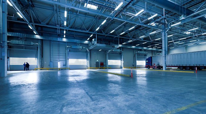 Commercial warehouse real estate