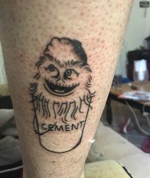 Gritty Furnace Party Tattoo